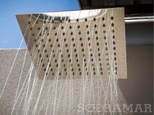 Ducha Tubular Em Aço Inox 2